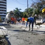 Supervisan las Obras de Bacheo que se Están Realizando en Quilmes Centro