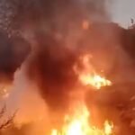Quilmes Oeste: se reavivó un incendio en un basural del Barrio Papa Francisco