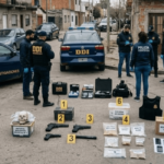 Quilmes: detienen a tres peruanos acusados de integrar una banda narco con armas, drogas y restos humanos