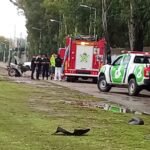 Villa Domínico: un violento accidente en el Acceso Sudeste dejó un conductor fallecido