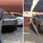 Se llevaron en grúa el Tesla Cybertruck del diputado libertario Manuel Quintar por no tener patente