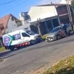 Quilmes Oeste: nuevo choque entre auto y moto en Carlos Pellegrini y Estanislao del Campo