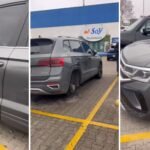 Bernal: les robaron dos ruedas mientras hacían compras en Carrefour