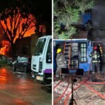 Voraz incendio: las llamas consumieron una vivienda en Quilmes Oeste y dejaron al menos un herido