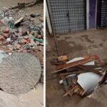 Don Bosco: vecinos reclaman por la acumulación de agua, hundimientos y barro en calles y veredas.