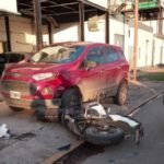 Grave accidente en Quilmes Oeste: un motociclista fue hospitalizado tras un triple choque
