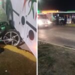 Choque entre un colectivo y una moto en Quilmes: al menos dos heridos