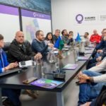 Bomberos de Quilmes se reunieron con Eva Mieri ante posibles lluvias intensas